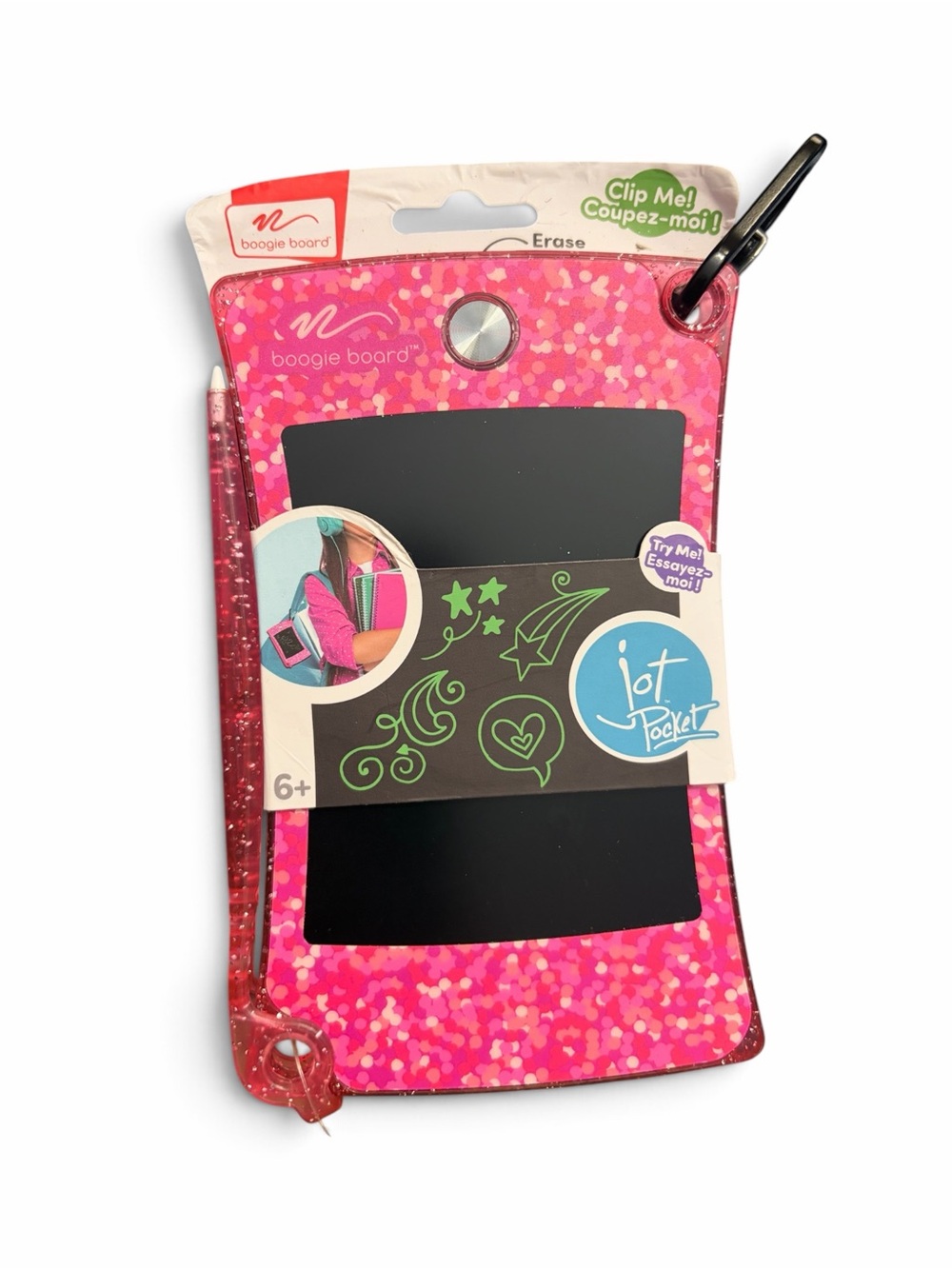School Jot Pocket Electronic Writing Tablet - Pink